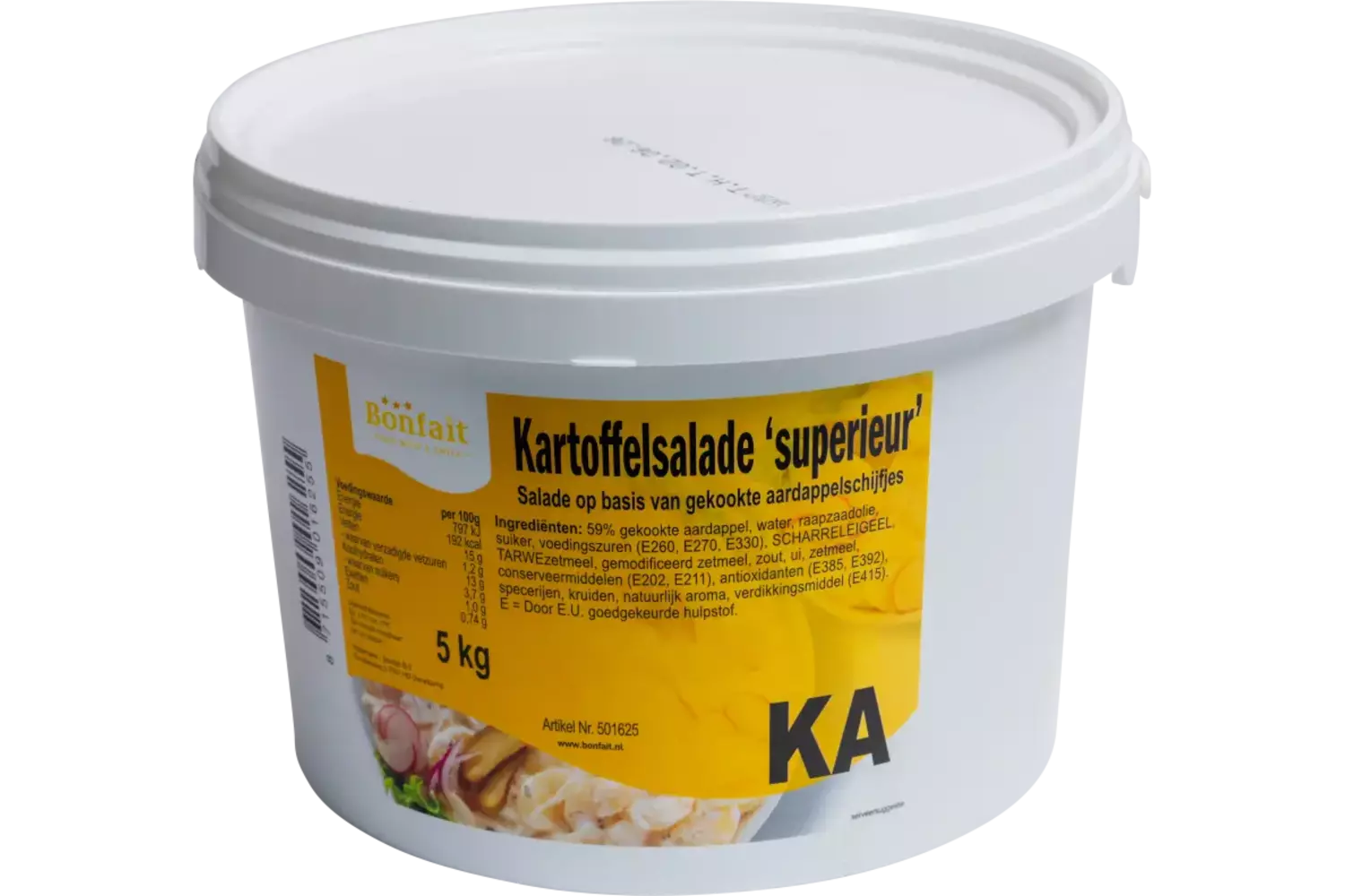 Kartoffelsalade superieur emmer 5kg stuk